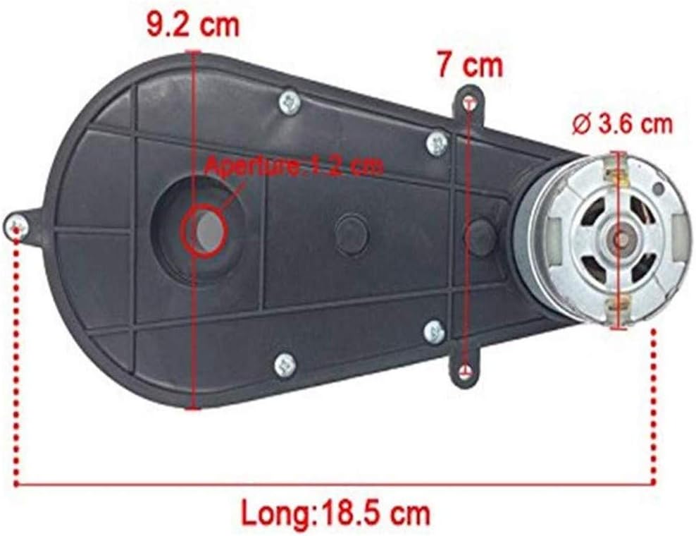 12V Remote Control Circuit Board Wires Switch Gearbox with Motors Electric Ride On Car Accessories F524826