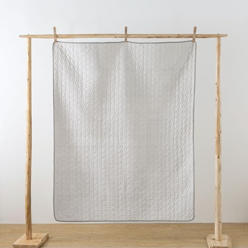 50" x 60" Cotton Quilted Throw Blanket G222394