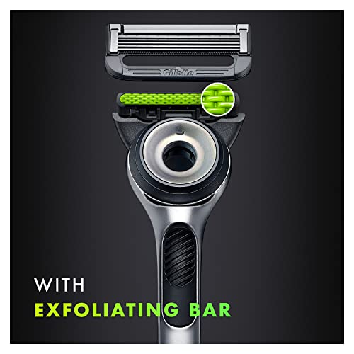 Men's Razor with Exfoliating Bar and Magnetic Stand Q849