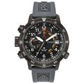 Black Dial Silicone Strap Men's Watch X941893