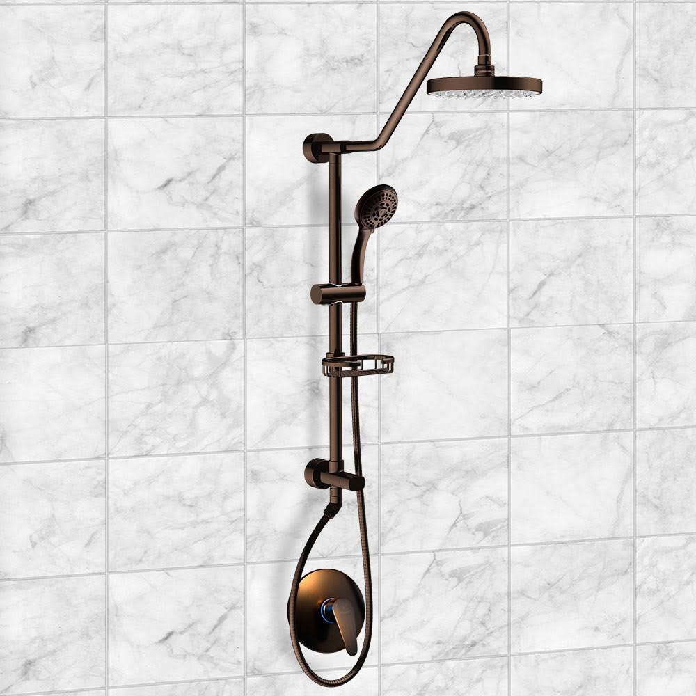 Dual Rain Shower Hand Held Head Spa System, Oil Rubbed Bronze Z75690