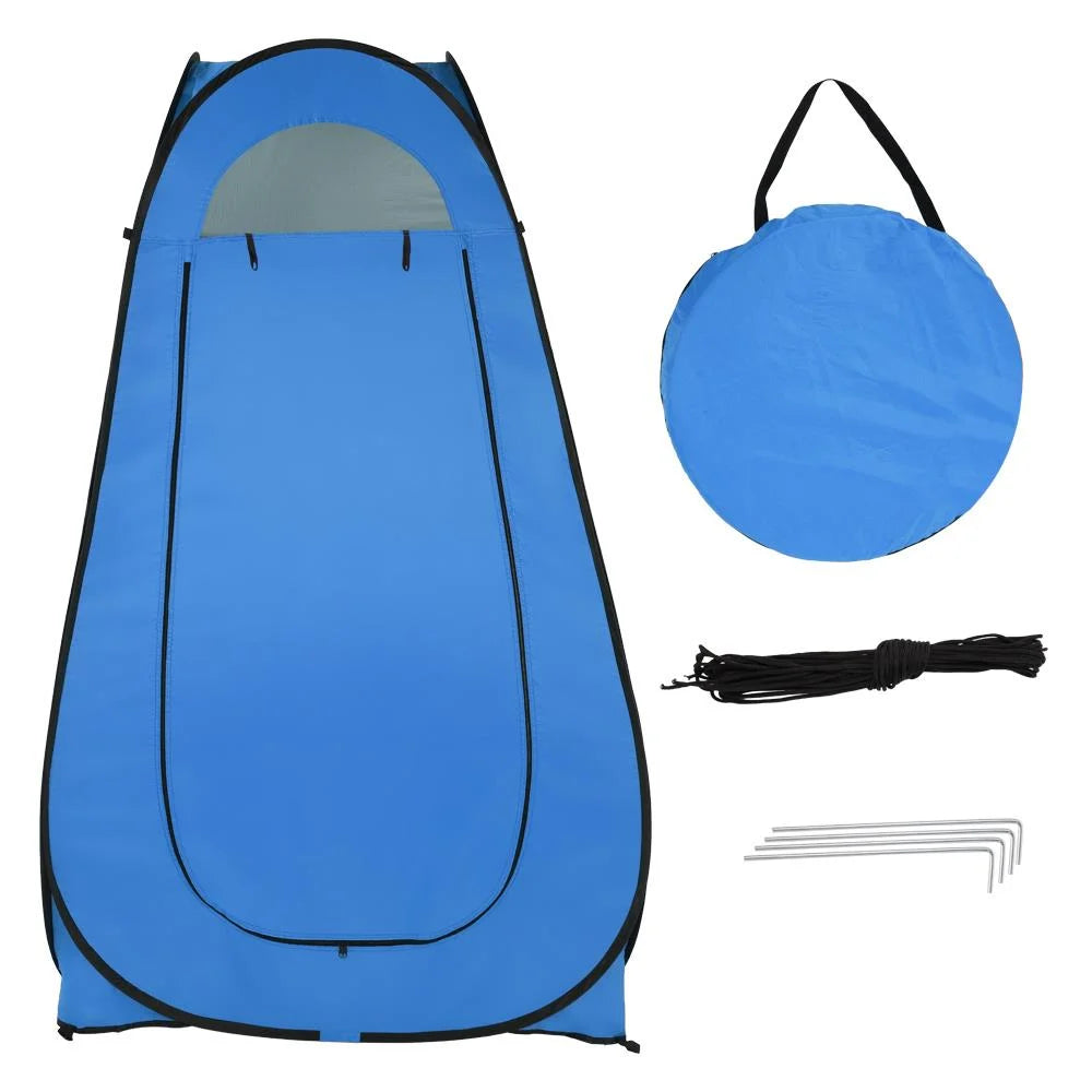 Blue Pop Up Camping Shower Tent A27503