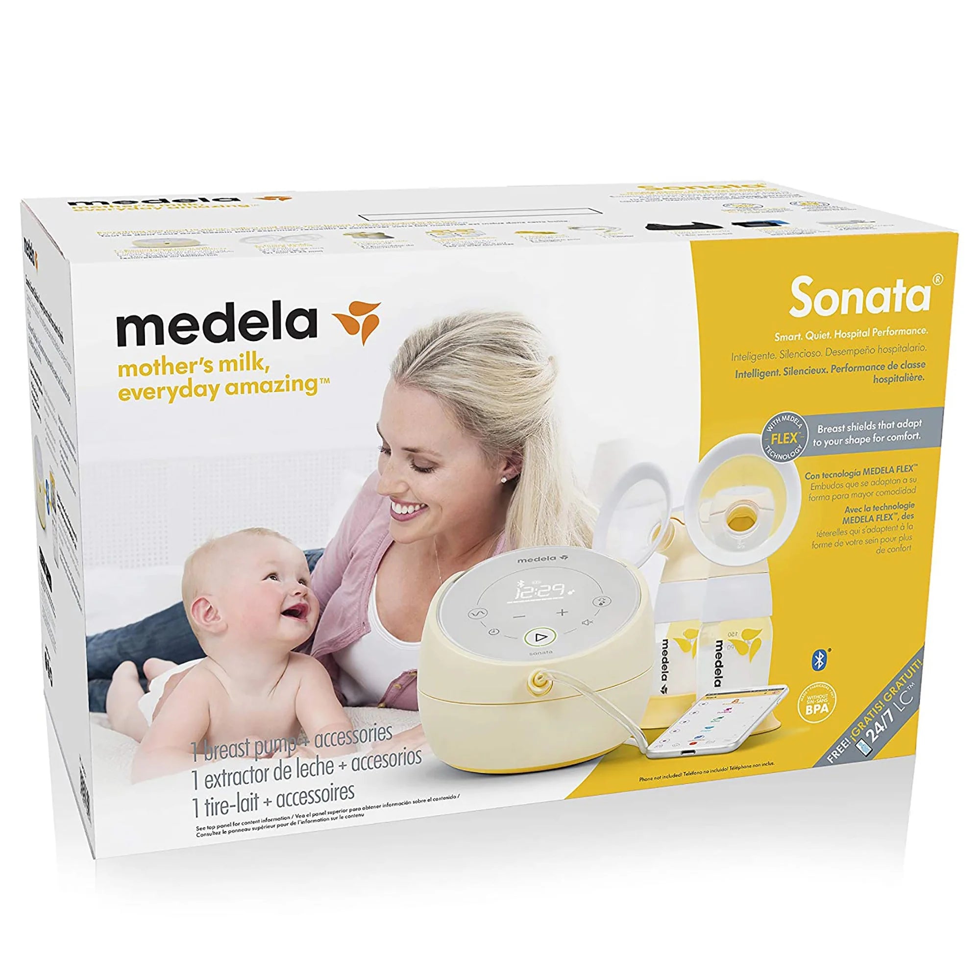 Double Electric Breast Pump Kit with Breast Shields O34999