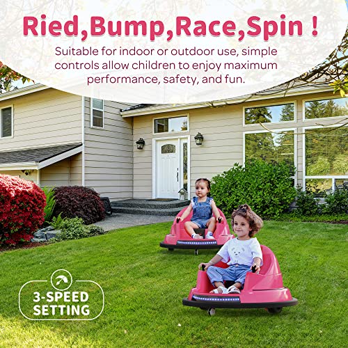 12V Blue Toddler Bumper Car with Remote Control V9053