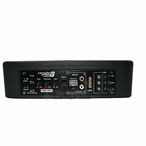10" 550W Max 200W RMS Low Profile Active Powered Subwoofer with Built in Amplifier Module W418923