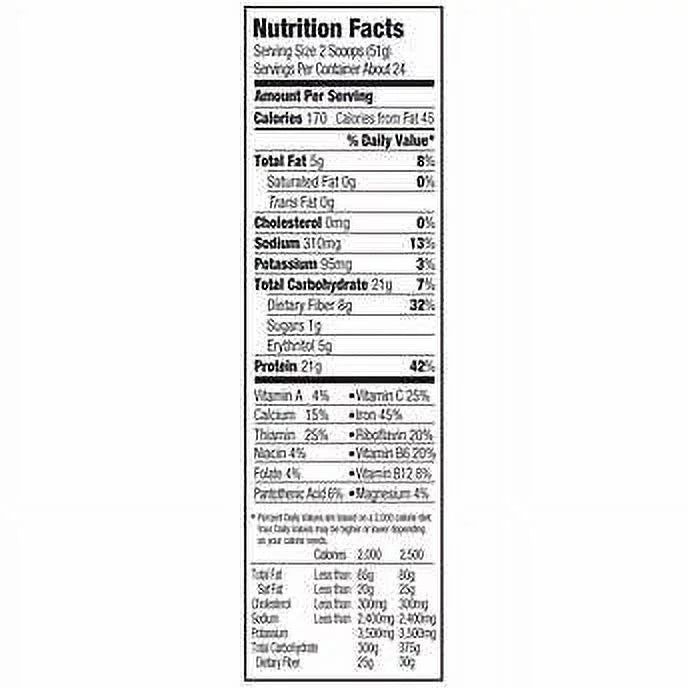 2.7 lb Organic Plant Protein and Superfoods Powder H316223