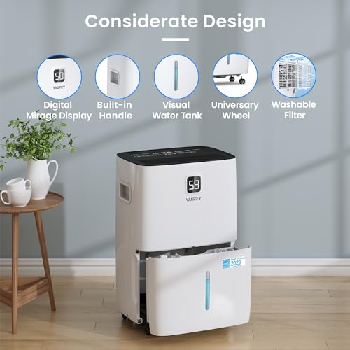 0.48 Gallon Dehumidifier with Auto or Manual Drainage C1517