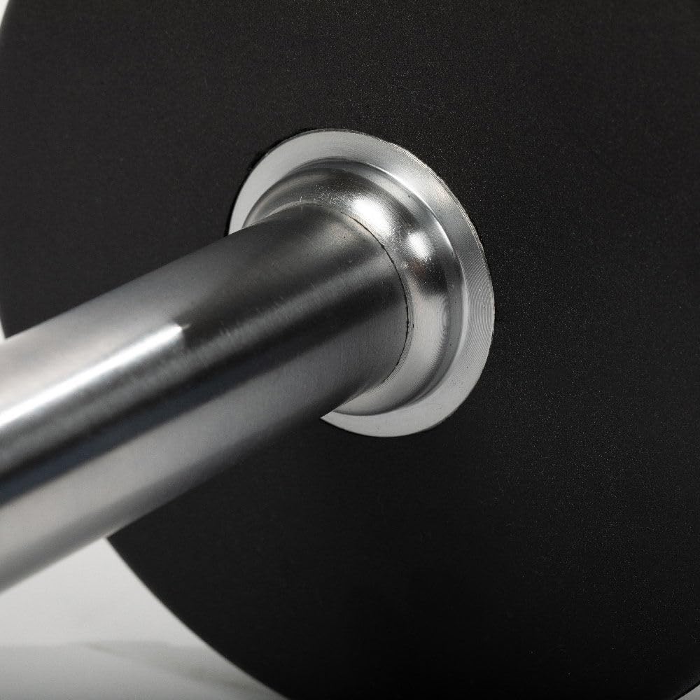 40 LB Rubber Straight Fixed Barbell E208