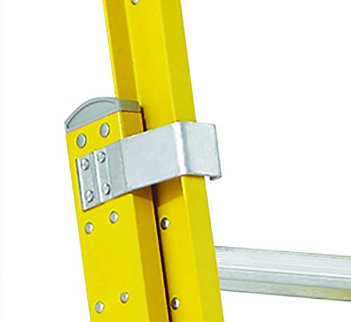 16-foot Fiberglass Extension Ladder, 375-Pound Load Capacity, Type IAA E3085