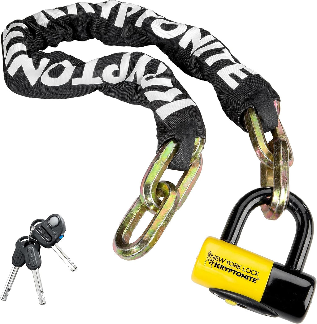 3.28 Feet Long 14mm Steel Chain Heavy Duty Anti-Theft Bicycle Chain Lock X369856