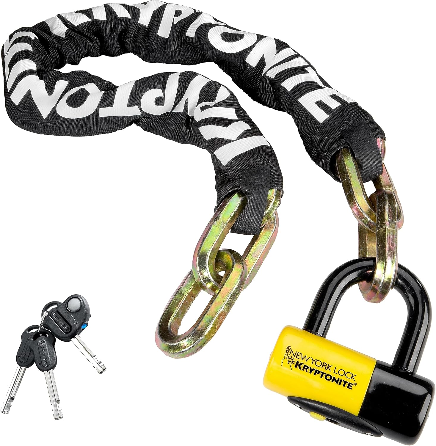 3.28 Feet Long 14mm Steel Chain Heavy Duty Anti-Theft Bicycle Chain Lock X369856