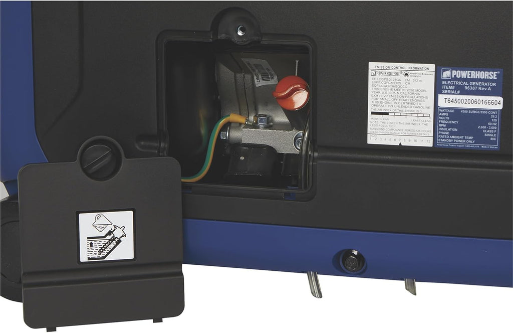 4500 Surge Watts 3500 Rated Watts Electric Start Inverter Generator D6040