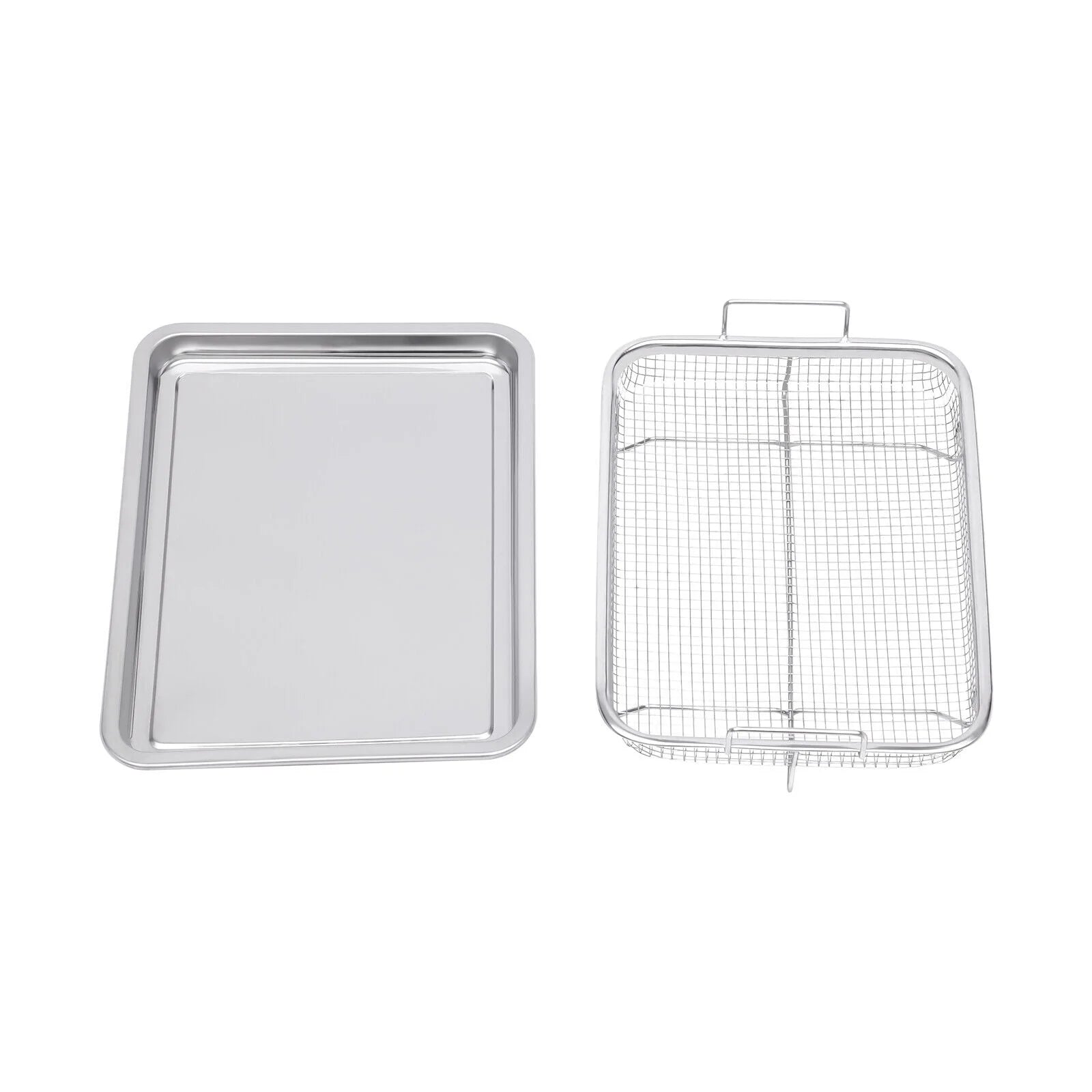 Stainless Steel Air Fryer Basket 2 Piece Set T141