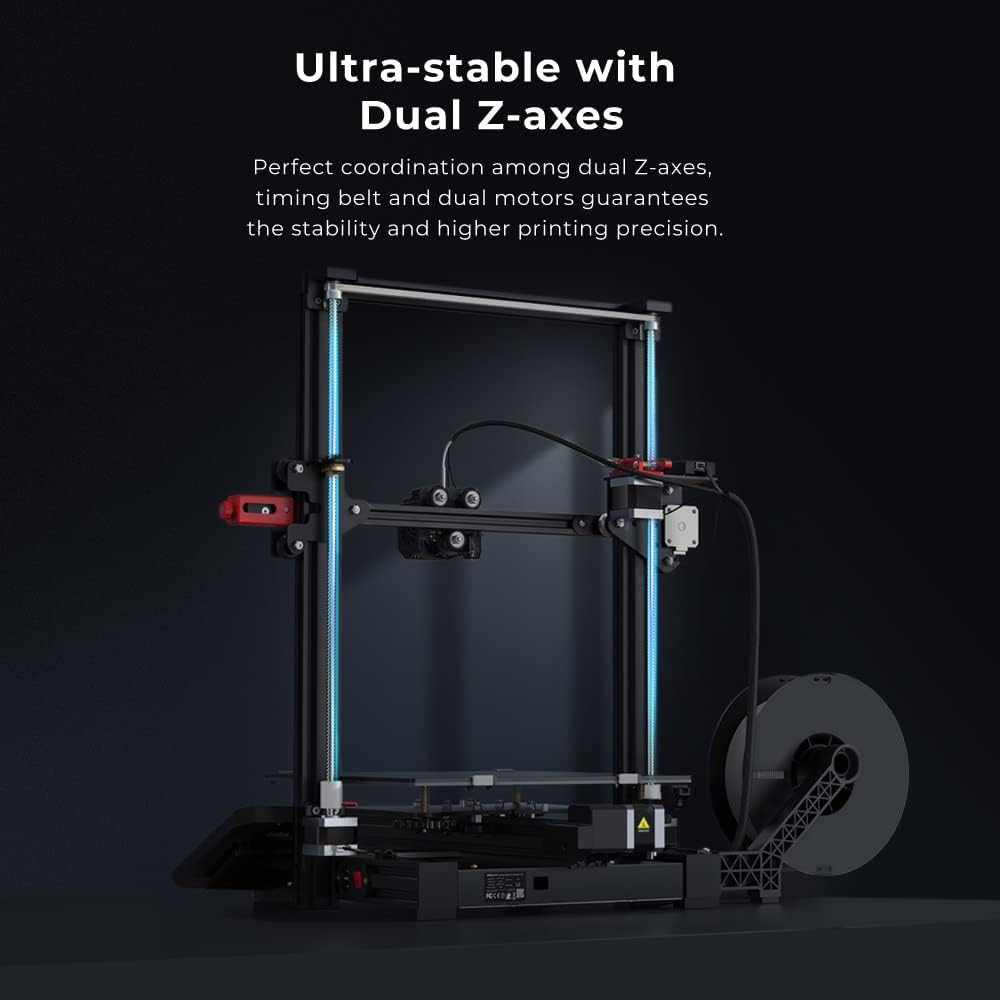 FDM 3D Printer with CR Touch Automatic Leveling Dual Z-axis 32-bit Silent Mainboard F9089