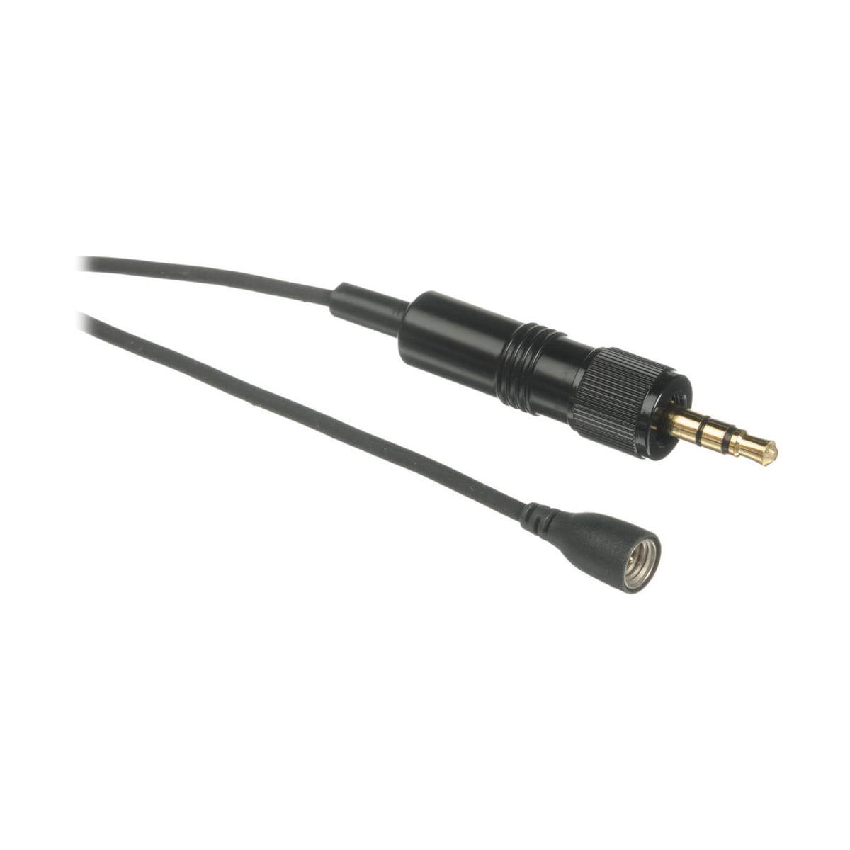 Black Lavalier Cable with Locking 3.5mm Mini Connector W47586