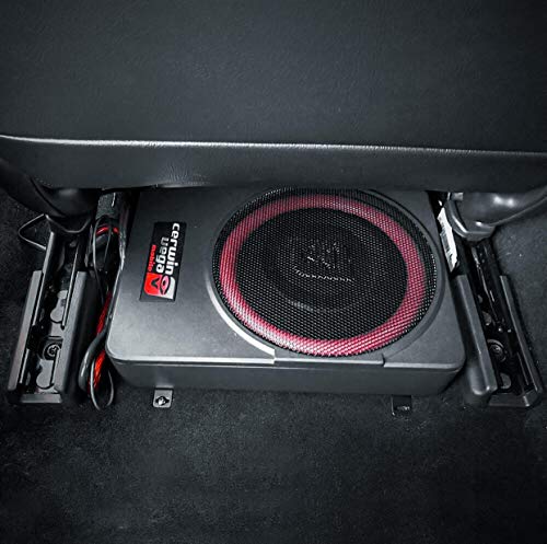 10" 550W Max 200W RMS Low Profile Active Powered Subwoofer with Built in Amplifier Module W418923