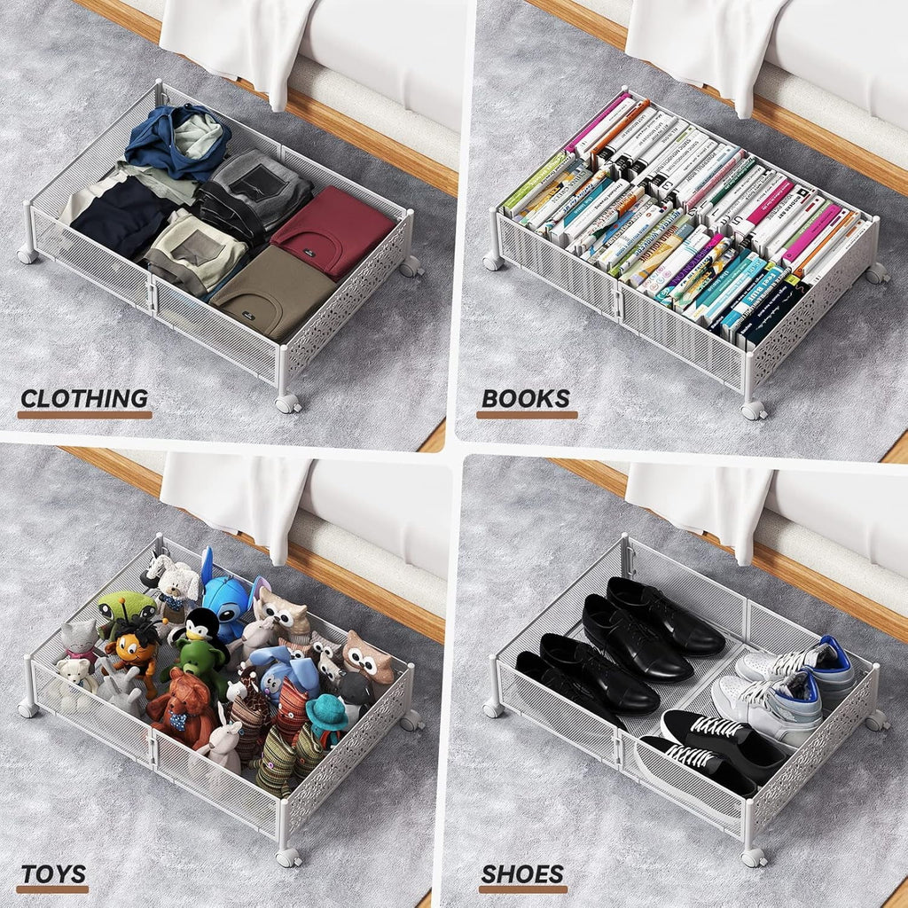 Under Bed Storage Containers with Wheels -2Pack H793810