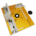 Aluminum Router Table Insert Plate with Miter Gauge E742979