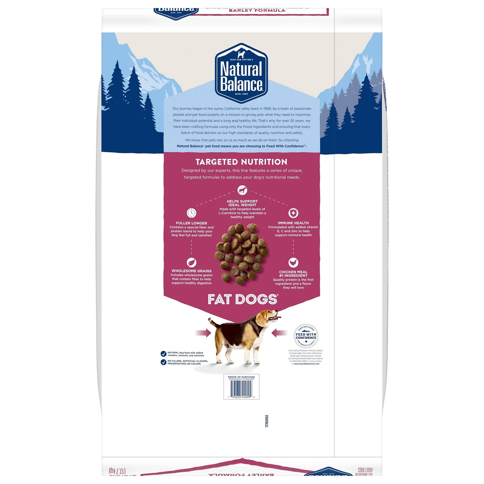 28 lb Chicken Meal Salmon Meal Barley Formula Dog Food R455