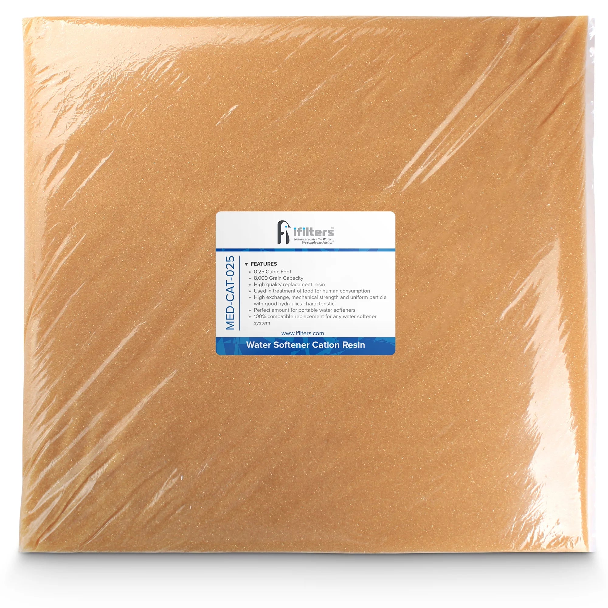 0.25 CuFt Water Softener Resin Media F16454