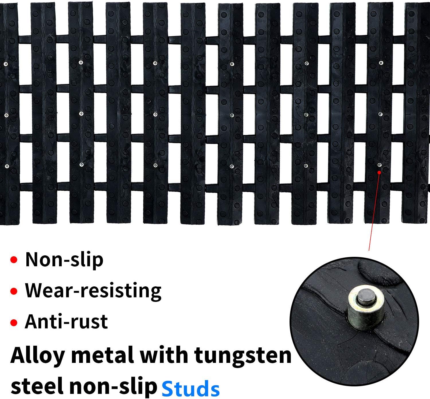 2 pcs Tire Traction Mats 39.3 x 10.8 F34018