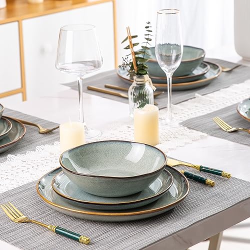 24pc Ceramic Dinnerware Set V869574