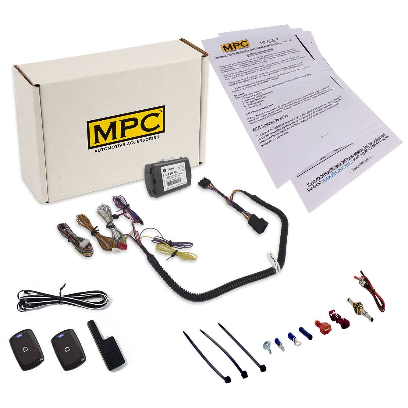 1-Button Remote Start Kit for Jeep Wrangler Q139558