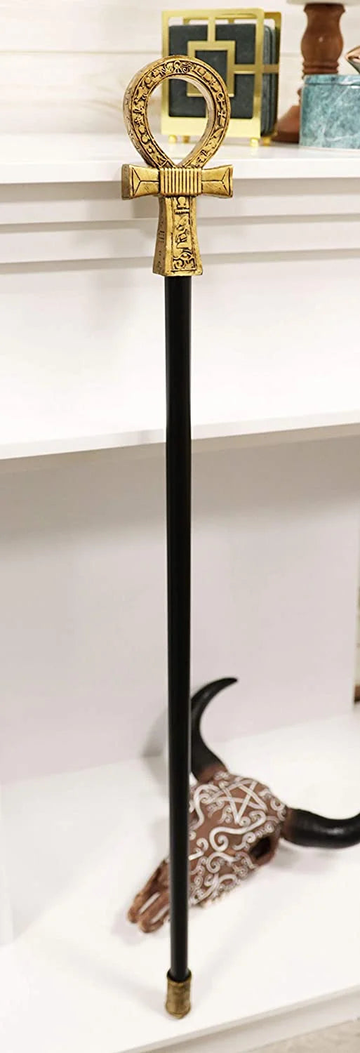 Egyptian Ankh Key of Life Decorative Walking Staff Cane W906