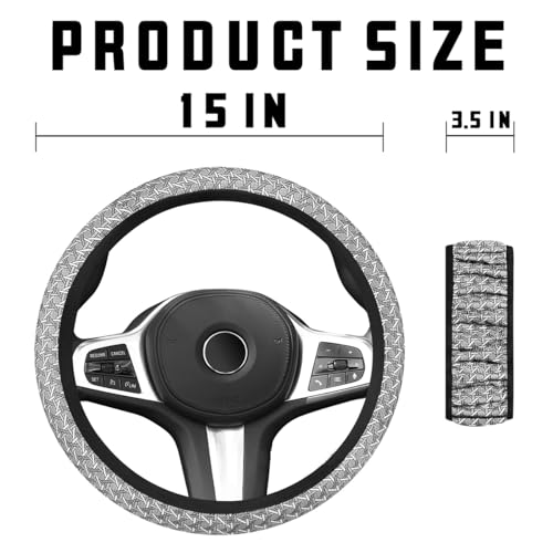 15 Inch Anti-Slip Breathable Elastic Steering Wheel Cover N7111