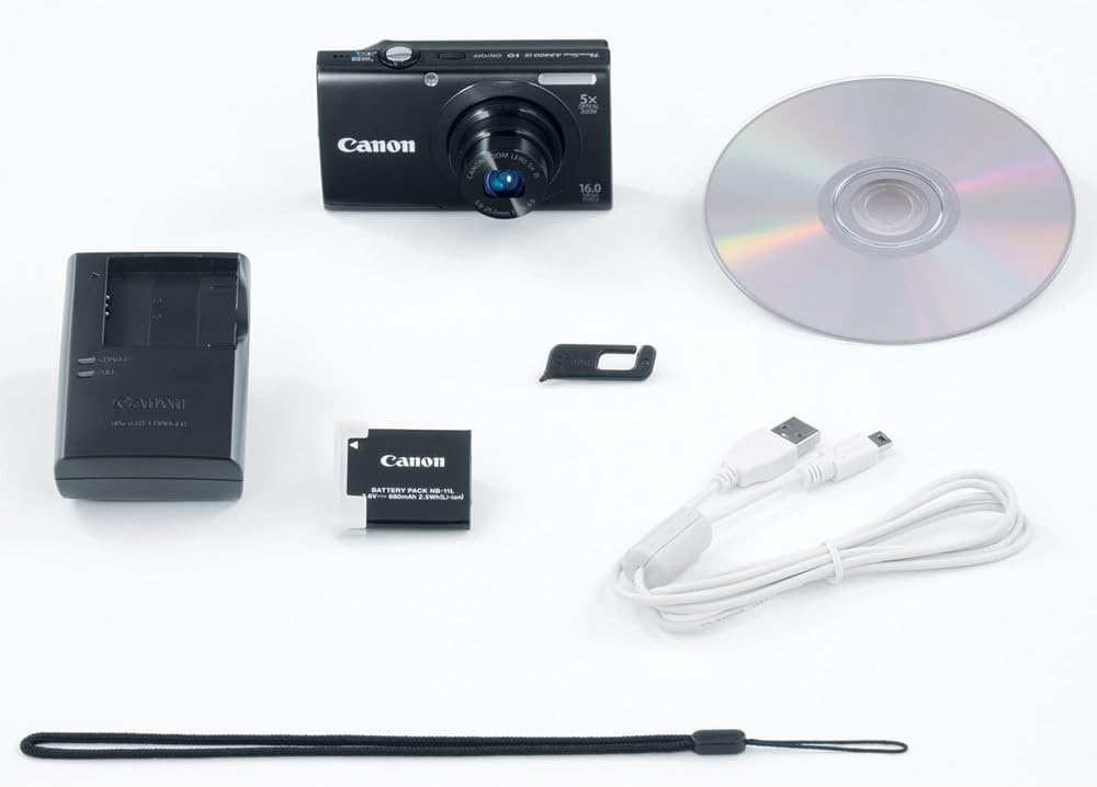 16.0 MP Digital Camera with 5x Optical Zoom and 3.0-Inch Touch Panel LCD (Black) F5790
