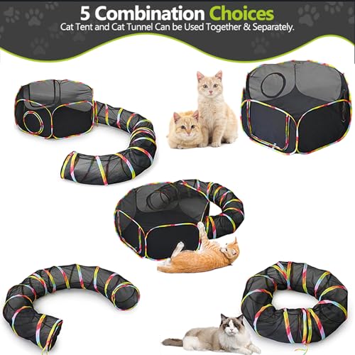 Outdoor Cat Enclosure with Storage Bag T381535