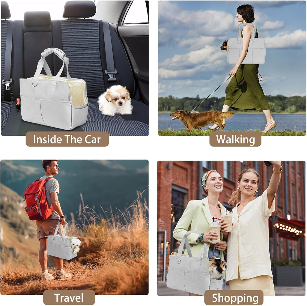 Soft-Sided Dog Carrier with Six Pockets J749763