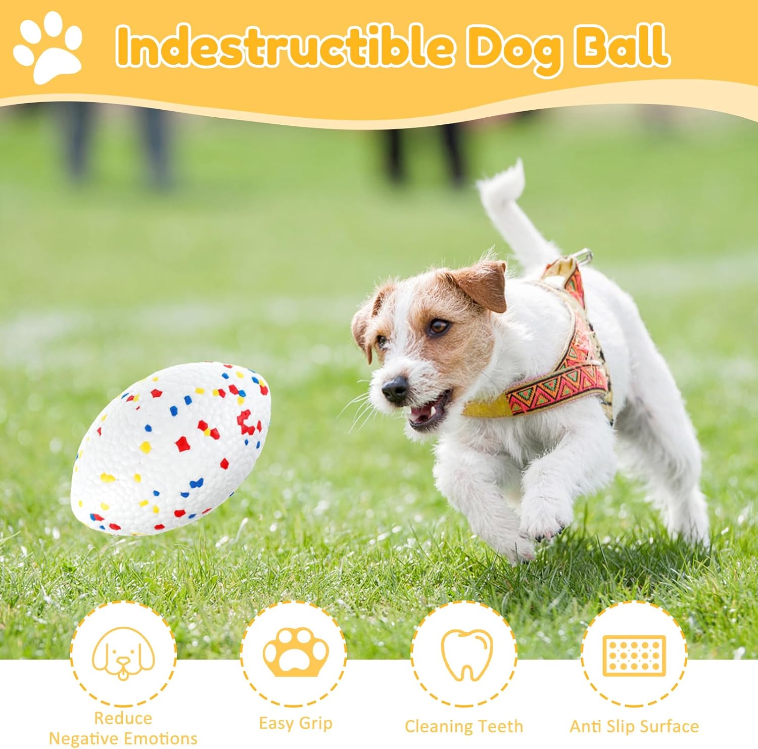 5.5 Inches Durable Dog Balls for Aggressive Chewers F13778