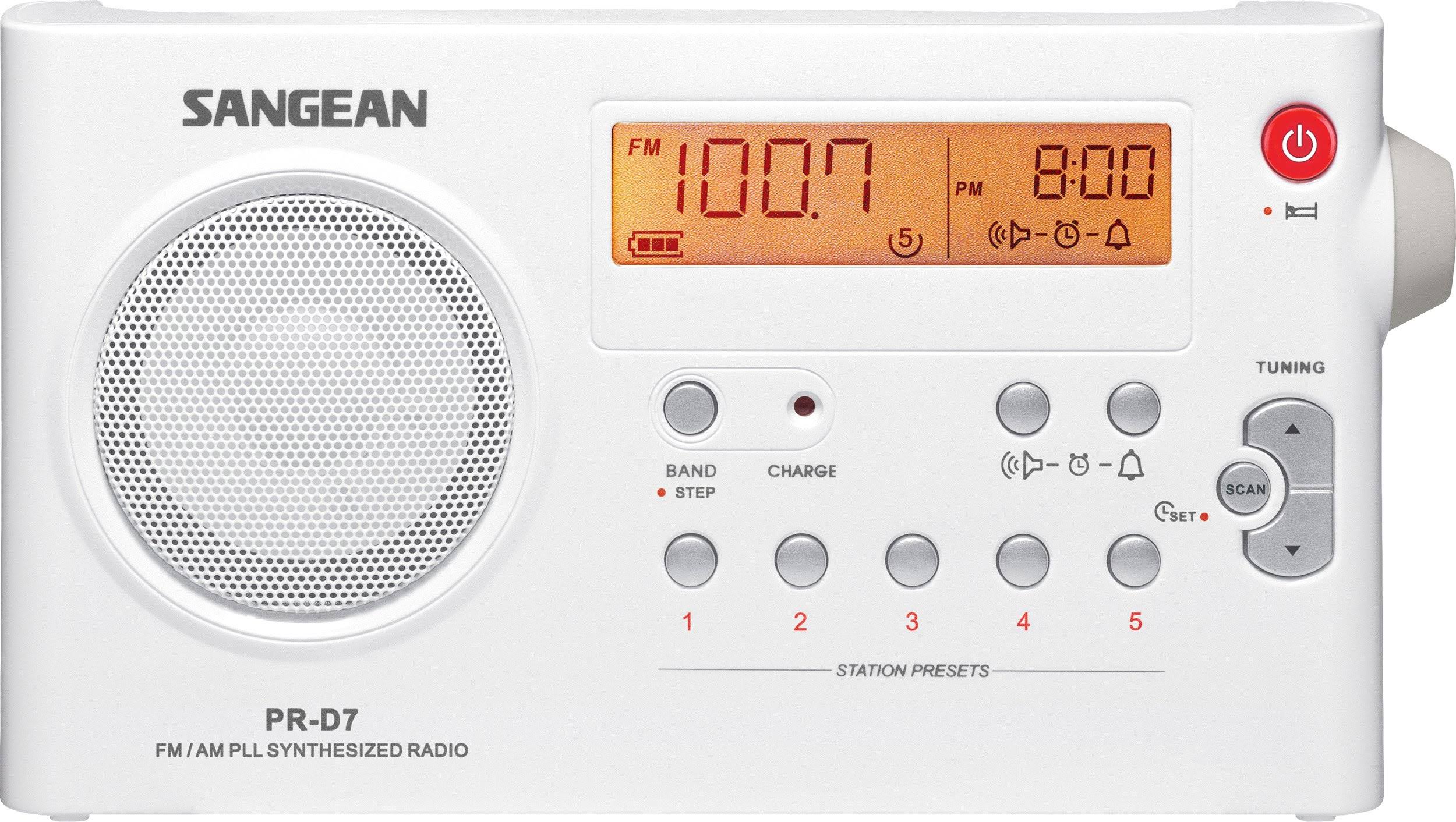 White Portable Radio F155