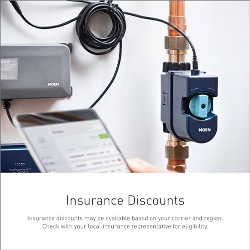 Smart Water Monitor and Automatic Shutoff Sensor for 1-Inch Diameter Pipe A4296