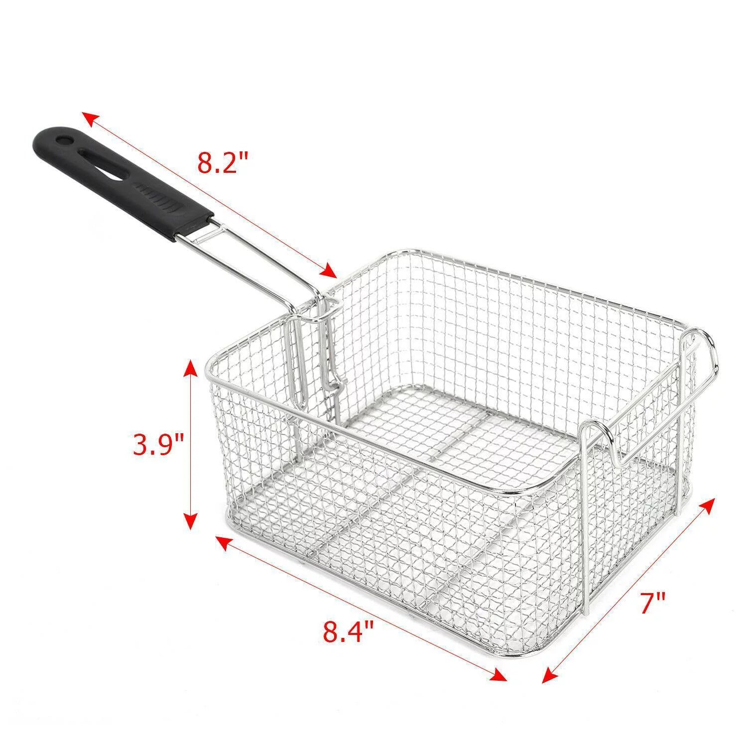 5000W 12L Stainless Steel Electric Deep Fryer with 2 Fry Baskets K7239