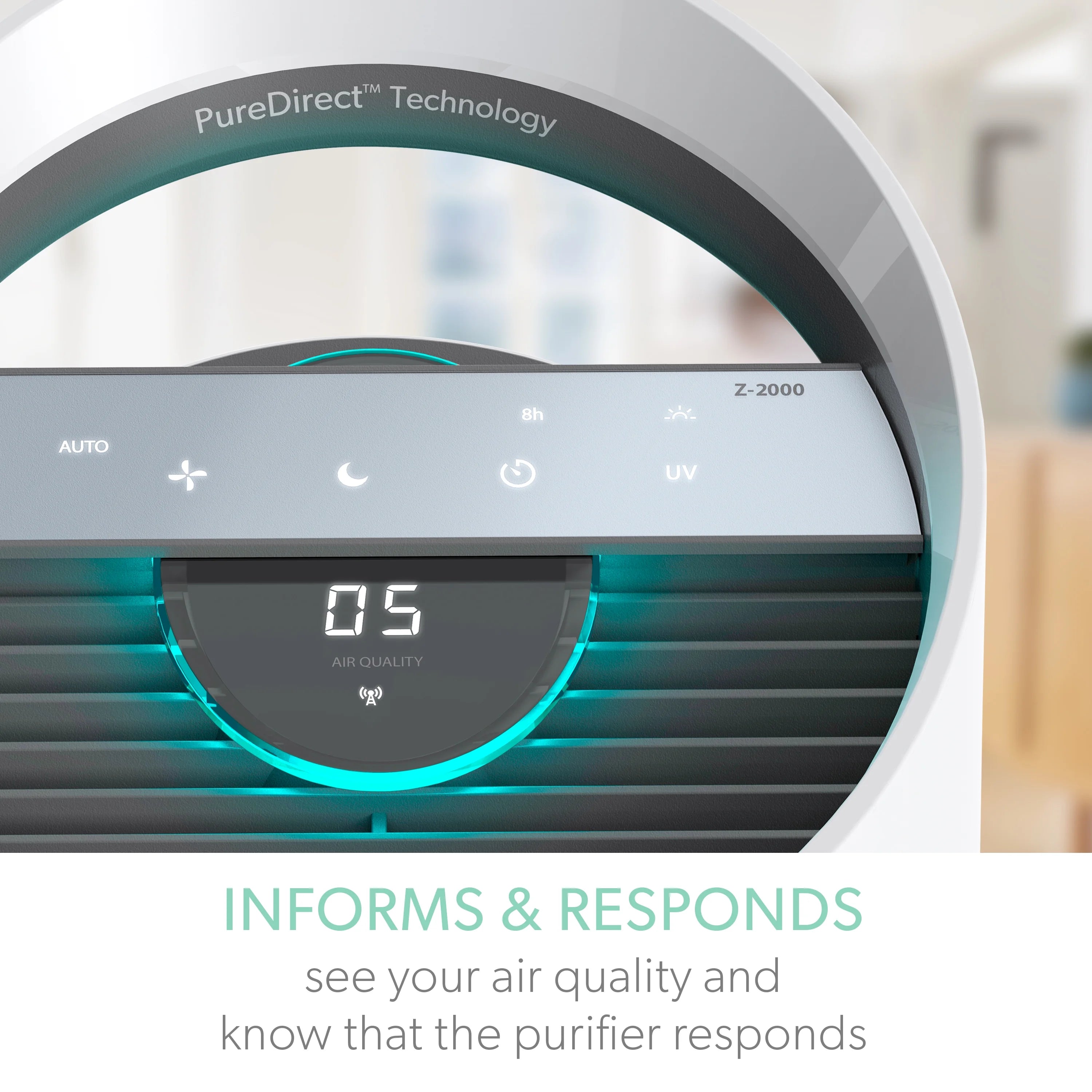 Medium Air Purifier with Air Quality Monitor M83014
