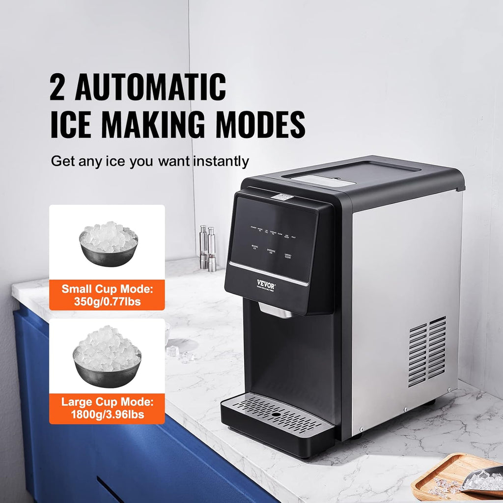 62lbs Countertop Nugget Ice Maker with Self-Cleaning O581523