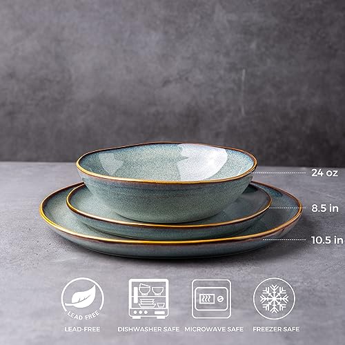 24pc Ceramic Dinnerware Set V869574