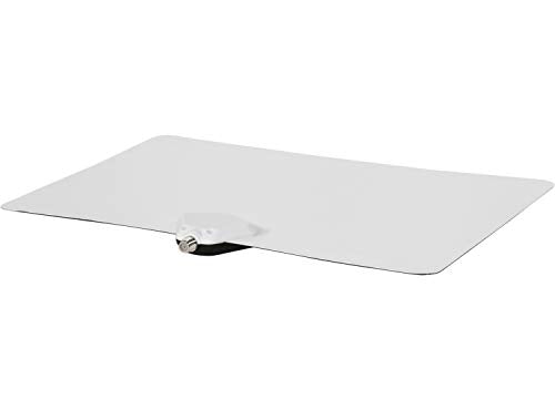 Ultra-Thin Indoor TV Antenna 35 Mile Range Black White T3313