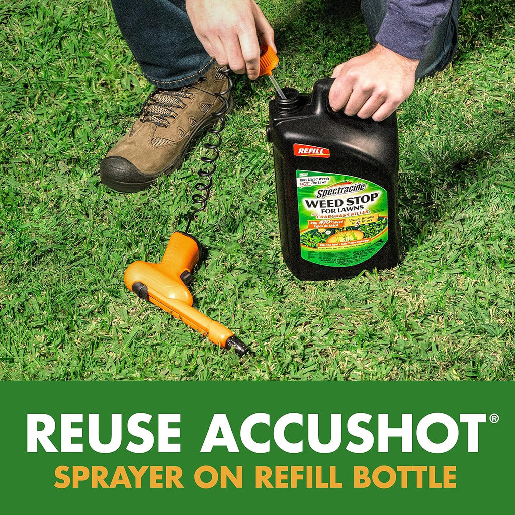 1.33 Gallon Weed Stop Plus Crabgrass Killer AccuShot Refill Q955