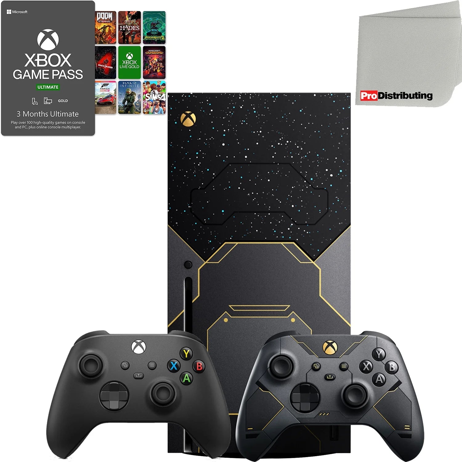 Carbon Black 1TB Xbox Series X Video Game Console with Extra Wireless Controller C69471