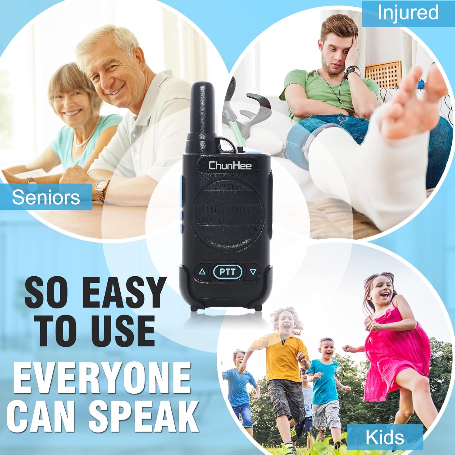 16 Channel Long Range Intercom System M456