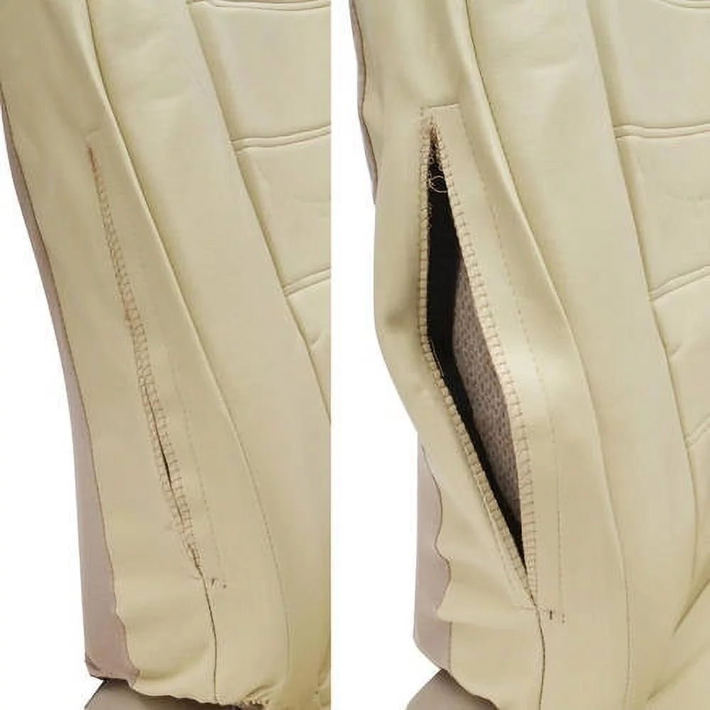 Black Beige Gray 3 Rows PU Leather Seat Covers K630