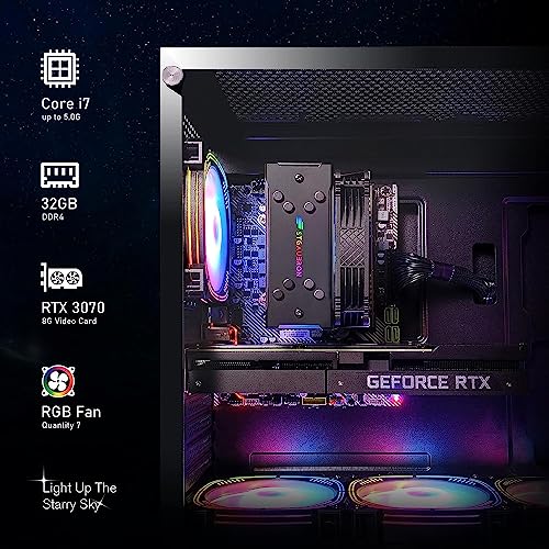 Intel Core i7-11700KF 32G DDR4 2T SSD GeForce RTX 3060 12G Gaming Desktop PC L8254