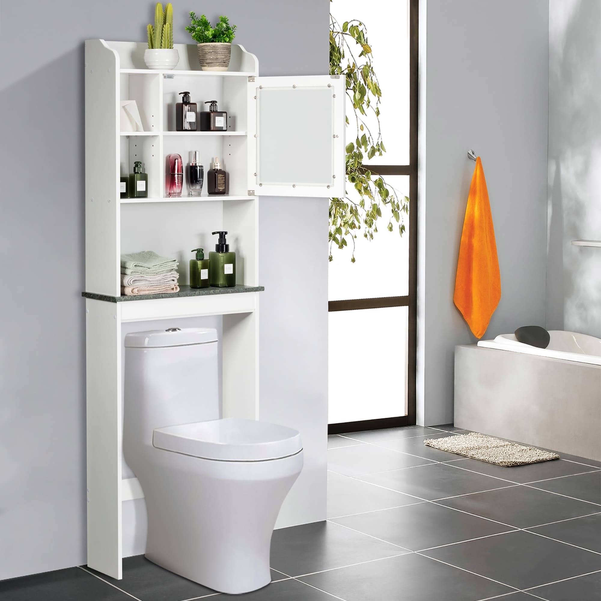 White Over The Toilet Storage Cabinet I5159