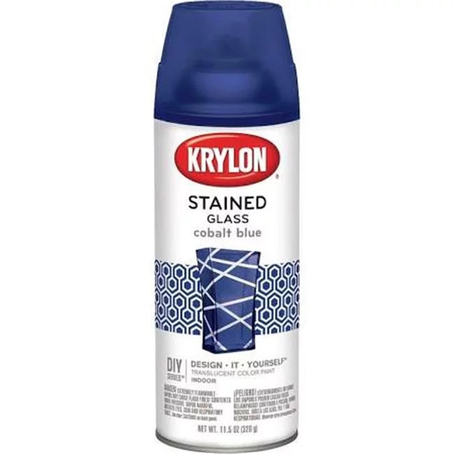 Cobalt Blue Stained Glass Spray Paint P5727