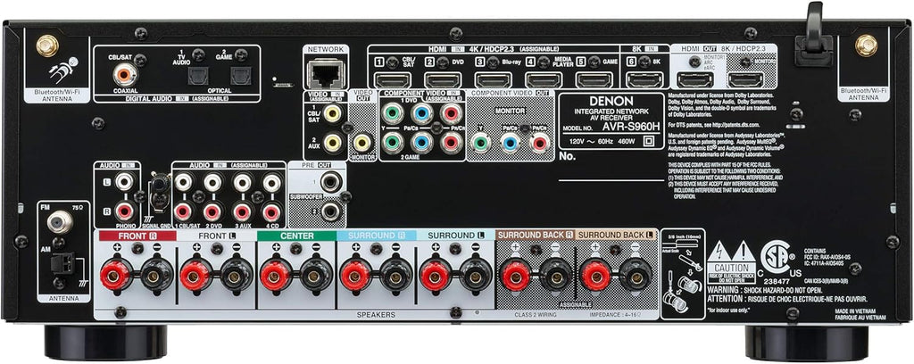 8K Ultra HD 7.2 Channel AV Receiver, Black H238