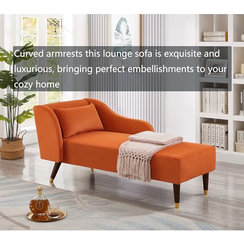Grey Velvet Chaise Lounge with Tilting Backrest P39411
