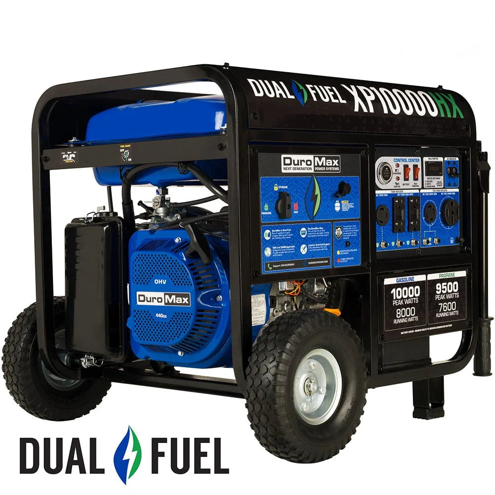 10,000 Watt Dual Fuel Portable Generator Z3376